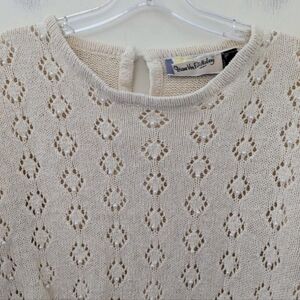 Diane Von Furstenberg Cream Knit Sweater